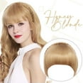 thumbnail image 3 of Travelwant Bangs Hair Clip in Bangs Hair Extensions Synthetic Flat Bang Front Face Fringe Bangs Hair Pieces for Women, 3 of 7