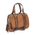 thumbnail image 2 of Time and Tru Women's Melissa Satchel Handbag, Cognac, 2 of 8