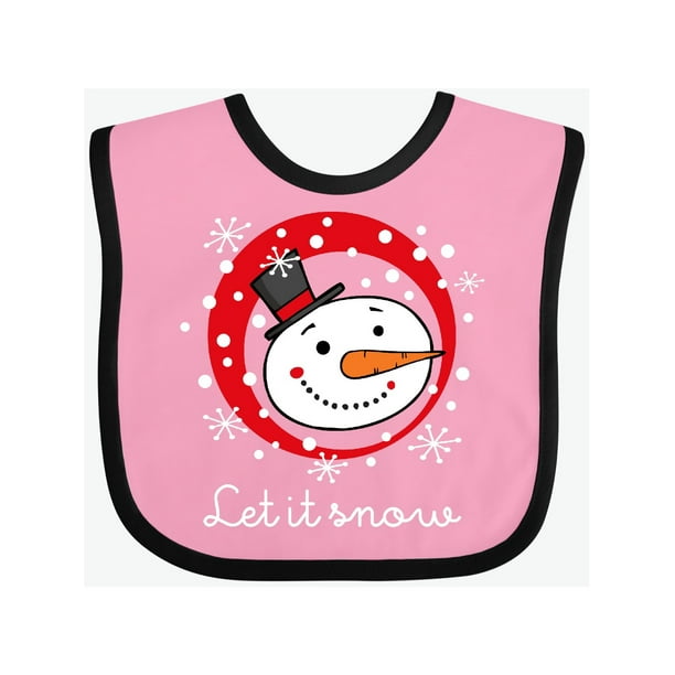 Let It Snow 4 Baby Bib