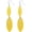 Yellow, variant on Fashion Geometric Elegant Drop Earrings for women Long Boho Multicolor Light Weight Double Oval Shell Beaded Earrings Dangling[w0257]