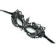 thumbnail image 3 of EeaseMX Máscara de ojo veneciano de encaje sexy para mujer con máscara de mascarada de diamantes para fiesta de disfraces de cosplay (negro), 3 of 6