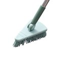 thumbnail image 1 of Tile Floor Scrub Brush Triangular & Bendable Design Stiff Bristle Grout and Corner Scrubber, 1 of 6