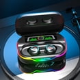 thumbnail image 4 of JOGZMZ Wireless Bluetooth Earphones with in Ear RGB Light Effect Built-in 600mAh Battery Can Be Inserted Into The Card Supporting MP3 Playback, 4 of 8