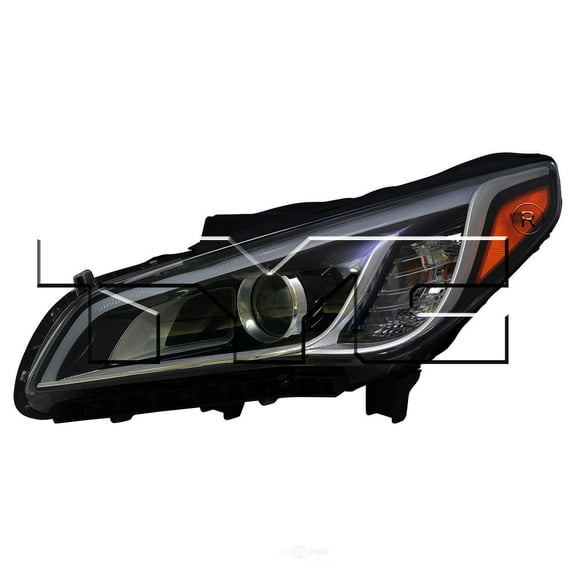 TYC 20-9600-00-9 Capa Certified Headlight Assembly Fits select: 2015-2016 HYUNDAI SONATA SPORT/LIMITED