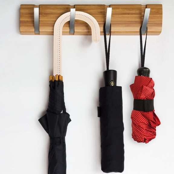 ELAYARD White Metal Handle Umbrella Grip - 1 Piece Replacement for Umbrellas