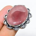 thumbnail image 2 of Natural Strawberry Quartz Gemstone 925 Sterling Silver Gift Ring Size 7, 2 of 2