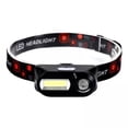 thumbnail image 1 of Faro exterior,Faro exterior LED Linterna frontal con luz,COB 6 modos Linterna frontal Lámpara frontal,Linterna recargable por USB para pesca y camping,Linterna frontal manos libres para, 1 of 8