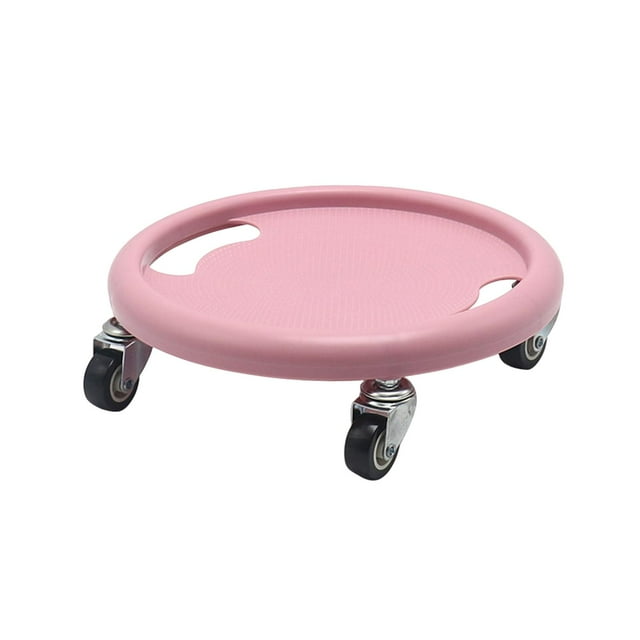 Thinsony Abdominal Disc Wheel Roller Trainer Plate Exercise Use Sliders Blue Home Pink 27.5x27.5x8cm