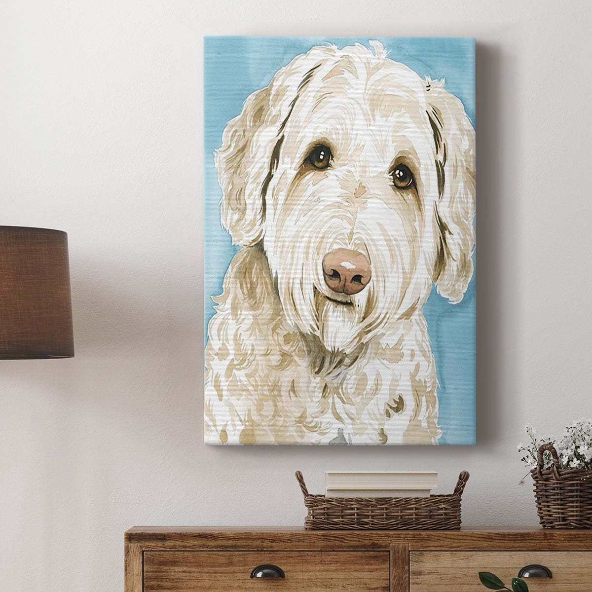 Labradoodle I Premium Gallery Wrapped Canvas - Ready to Hang