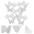 thumbnail image 2 of 48 pegatinas de pared con mariposas 3D y purpurina para decoración artística y manualidades., 2 of 7