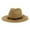 Khaki, variant on Women’s Straw Panama Hat – Wide Brim Travel Fedora, Beach Sun Hat with Upf 50+ Protection, Summer Roll-up Straw Hat Khaki