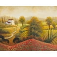 thumbnail image 3 of Marcon, Michael 14x12 Black Modern Framed Museum Art Print Titled - Flourishing Vineyard I, 3 of 5