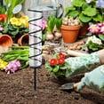 thumbnail image 4 of Medidor de lluvia de vidrio Medidor de lluvia en espiral Marco de metal Medidor de lluvia de vidrio Hallazgos de la taza medidora Tubo de hierro Medidor de lluvia de vidrio Decoración para jardín, 4 of 5