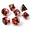 Red Gold, variant on Edge Dnd Set Planet Liquid Core Polyhedral Rpg
