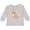 AC-Heather Grey, variant on Easter Cute Floppy Ear Brown Bunny Boys or Girls Long Sleeve Toddler T-Shirt