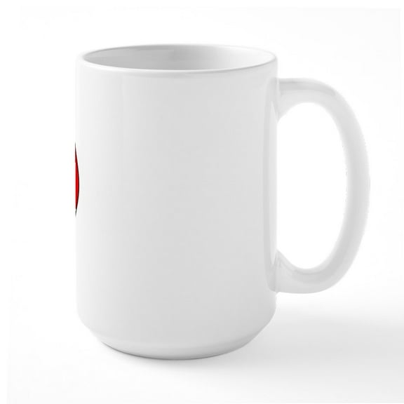 CafePress - Bonaire Diver (Oval) Large Mug - 15 oz Ceramic Large White Novelty Mug