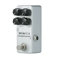 thumbnail image 1 of MOSKY MINI C4 Compressor Guitar Effects Pedal True Bypass, 1 of 8