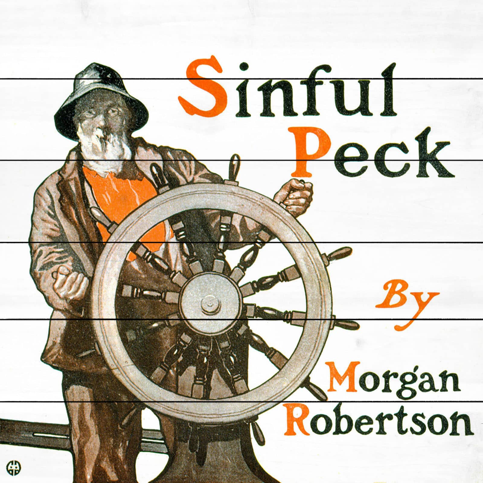 Marmont Hill "Sinful Peck" Painting Print on White Wood