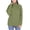 Army Green, variant on Womens Sweater Turtleneck Pullover Sweater Solid Color Loose Mid-Length Long Sleeve Knitting High Collar Autumn and Winter Sweater