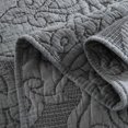 thumbnail image 5 of Travan 3-Piece Queen Quilt Set Quilted Bedspread Oversized Microfiber Lightweight Bedspread Coverlet Set with Shams Bedding Set for All Season Grey Queen Size, 5 of 5