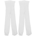 thumbnail image 1 of 2 pares de medias de ballet para adultos, calcetines de baile, medias de baile, pantimedias elásticas para mujeres y niñas (talla S para una altura de 100 a 130 cm, color blanco), 1 of 6