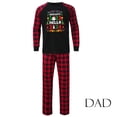 thumbnail image 5 of Penkiiy Pyjamas de Noël pour Famille, Ensemble de Pyjamas Assortis, Carreaux Rouges Renne Vacances Xmas Pyjamas pour Femmes Hommes Enfants Rouge 2TG, 5 of 5