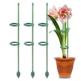 thumbnail image 3 of 3 Pcs Support Anti-Localisation pour Plantes Support de Fleurs et Plantes Poteaux de Support Tige Réutilisable Support Fixe Outil de Jardinage 11,81 Pouces, 3 of 9