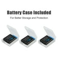 thumbnail image 6 of 3-Pack Battery and 3 Charger Replacement for Gopro Hero 8 Black, Hero 7 Black, Hero 6 Black Action Camera, 6 of 7