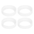 thumbnail image 1 of Unique Bargains 4pcs Protective Silicone Bottle Boot/Sleeve, Non slip Bottom Cover Cap for Water Bottle Clear 75mm, 1 of 5