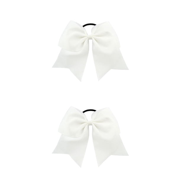 Banda para el cabello grande Sonducket Nudo de lazo Goma elástica Coleta Titular Bobbles Scrunchies para mujeres Niñas Accesorios Multicolor 2piezas
