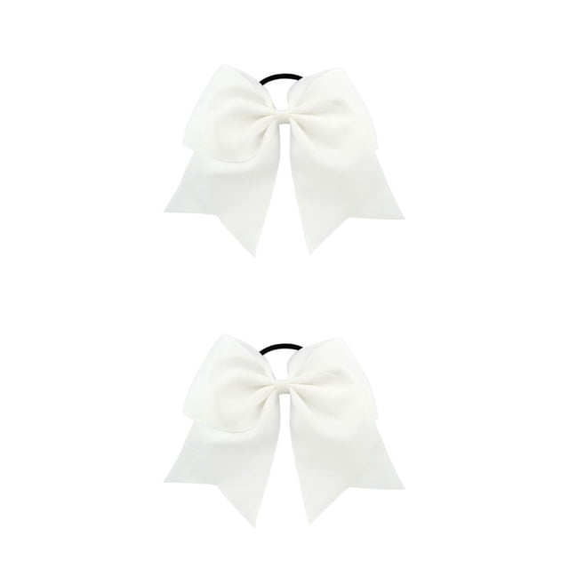 Banda para el cabello grande Sonducket Nudo de lazo Goma elástica Coleta Titular Bobbles Scrunchies para mujeres Niñas Accesorios Multicolor 2piezas
