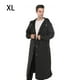 thumbnail image 5 of Injueey Chubasquero largo Unisex para senderismo, Camping, Poncho con capucha, impermeable a prueba de viento, escalada, ropa de lluvia para hombres y Paraguas de lluvia Negro XL Injueey HA067013-06, 5 of 6