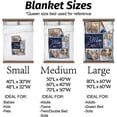 thumbnail image 5 of Couples Gifts Custom Blankets with Photos and Text Multiple Colors Sizes Soft Flannel Blankets Valentines Day Gifts, 5 of 6