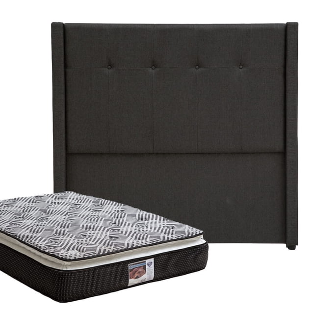 Colchón Queen Size + Cabecera Toledo Spring Air DICASA Omega