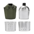 thumbnail image 2 of DYNWAVECA Boîte Bento Camping Lunchbox Réchaud Multifonction avec Bouilloire avec Poignée Conteneur à Lunch pour Randonnée Alpinisme, 2 of 10