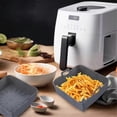 thumbnail image 2 of 23cm/9In Square Large Silicone Air Fryer Liners Mold for Ninja Air Fryer 6-8QT Reusable Airfryer Ove, 2 of 5