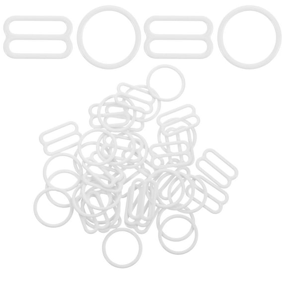 NICEXMAS  40 Pcs Snap- Buckle Bra Clasps for Straps Shoulder Adjustment