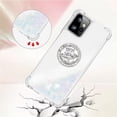 thumbnail image 4 of Glitter Clear Sparkly Bling Case for Motorola Moto G Power 5G 2023, Flowing Liquid Quicksand Cover with Diamond Ring Holder Case for Motorola Moto G Power 5G 2023  Colorful, 4 of 14