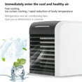 thumbnail image 3 of Air Conditioner Portable Mini Cold Air Conditioner Small Fan Cooling Fan Small Cooler Small Air Conditioner Usb Charging Desktop Electric Fan Home Office Mute Handheld Humidification Cool, 3 of 9