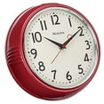 thumbnail image 2 of Westclox Horloge Murale de Cuisine Rétro 1950, 9,5 Po, Rouge, 2 of 4