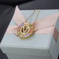 thumbnail image 1 of A-Z Alphabet Pendentifs Charmes Femmes Initiale Lettre Chaîne Collier, 1 of 9