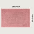 thumbnail image 7 of Unique Bargains Cotton Absorbent Floor Mats Quick Dry Towel Pink, 7 of 7