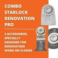thumbnail image 2 of Fein Combo Starlock Renovation Pro Kit - 3-Piece Set for Floors Renovation- Compatible with All Starlock Mount Multi-Tools - 35222967290, 2 of 6