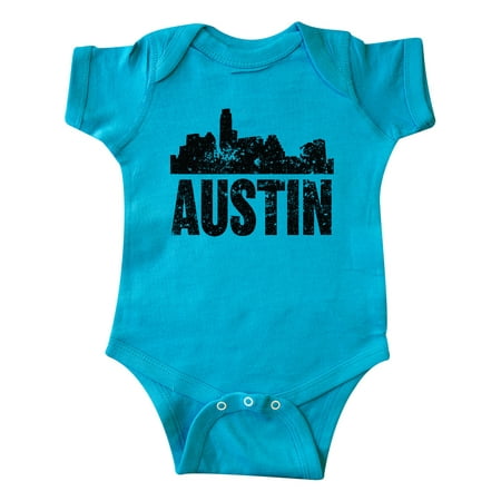 

Inktastic Austin Skyline Grunge Gift Baby Boy or Baby Girl Bodysuit