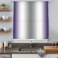 thumbnail image 5 of Purple Grey Sheer Curtains 54 Inches Long, Gray Farmhouse Modern Rustic Light Filering Curtains, Breathable Simi Curtain Privacy Drapes for Kitchen Bathroom Nursery Lightweight Small Window Treatment, 5 of 9