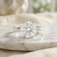 thumbnail image 3 of Rosec Jewels Lab Grown Diamond Engagement Ring for Women (5 Ct, E-VS1 Grade) - IGI Certified Diamond Solitaire Ring, 925 Sterling Silver, US 4.00, 3 of 8