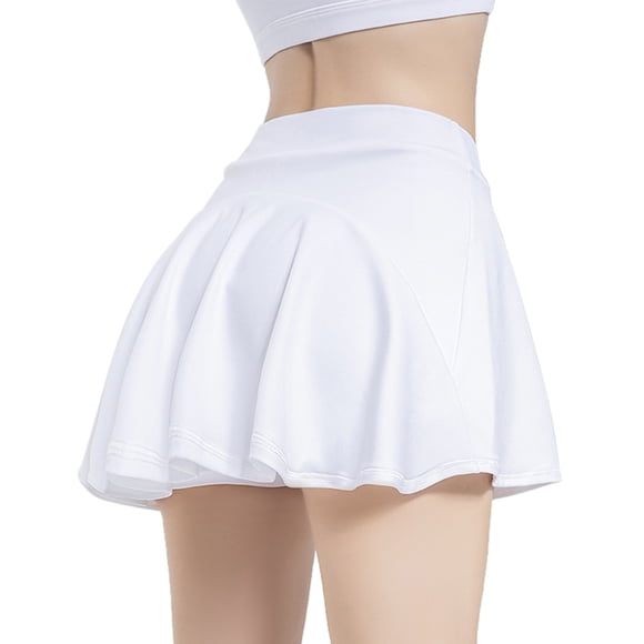 Amdohai Women 2 in 1 Workout Shorts Casual Athletic Running Shorts Gym Yoga Tennis Workout Sports Skirt Shorts with Pocket
