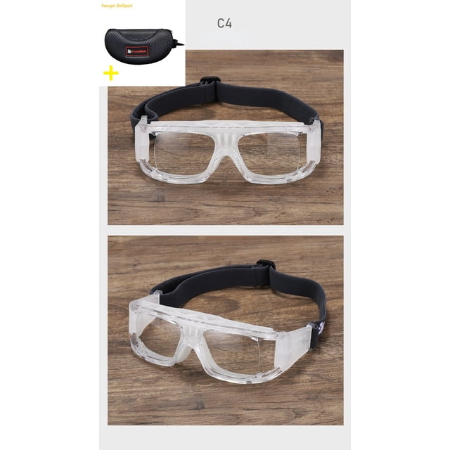 Gafas de baloncesto para miopía, gafas deportivas, gafas de fútbol, gafas anticolisión, gafas extraíbles sin marco de Pilar, gafas de ciclismo qiuyongming unisex