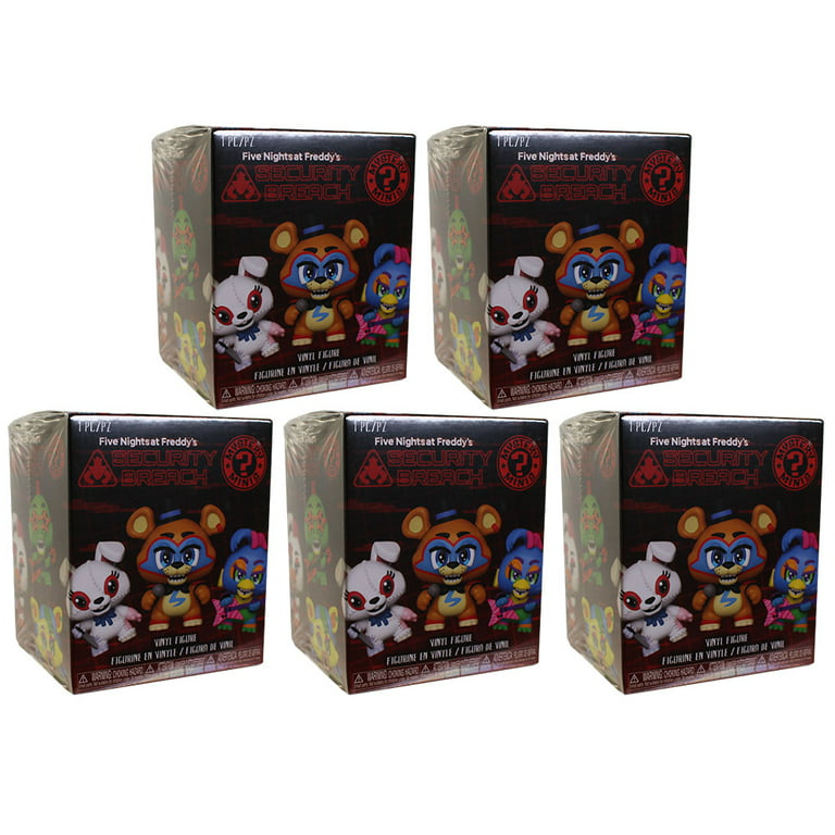 PACK OF 5 FIVE NIGHTS AT FREDDY'S SECURITY BREACH FIGURES 5