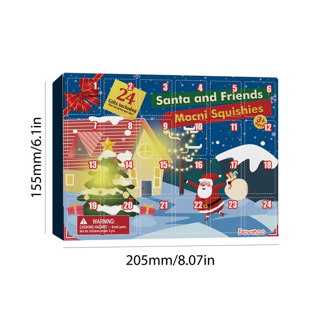 Calendario de Adviento de Navidad de 24 rejillascajas ciegasjuguetes antiestrés de Navidadestuches para regalos Ndcxsfigh Para estrenar